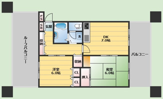 【間取り】 | メゾン南桜塚