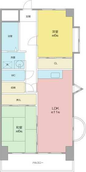 シャインビルの間取り