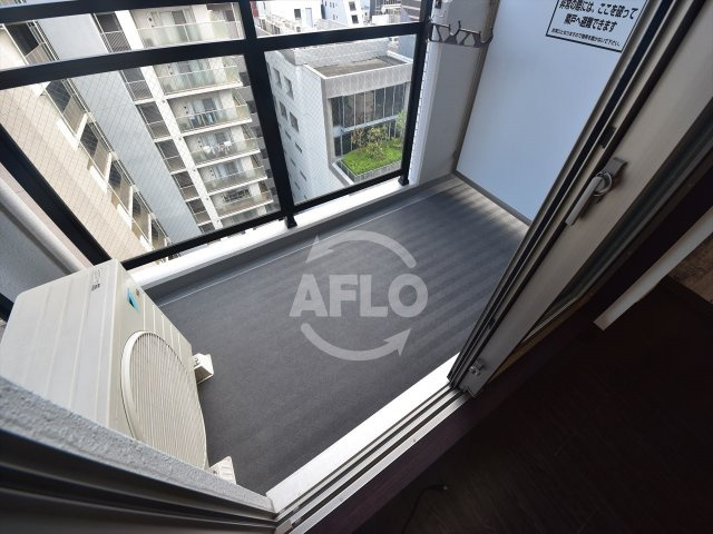 アクティ北浜のバルコニー|アクティ北浜　バルコニー