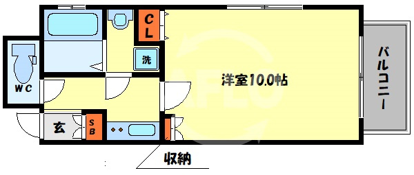 アクティ北浜の間取り|アクティ北浜　間取り