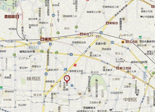 メゾンパウローニアの地図|★案内図★