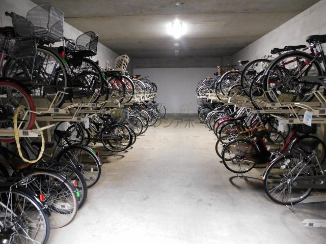 ダイアパレスUアリーナの駐輪場