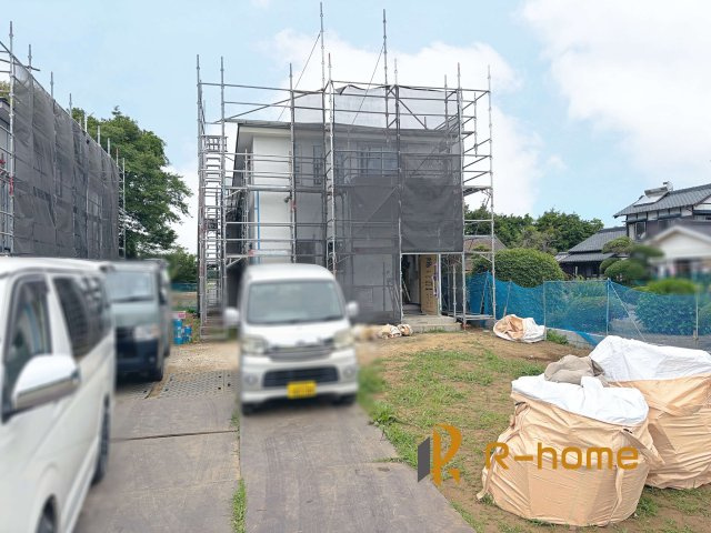 つくば市前野2期　新築戸建て　1号棟の外観|ご予約を頂ければ、『平日』はもちろん『早朝』や『夜間』もご見学可能です♪お気軽にお申し付けください♪