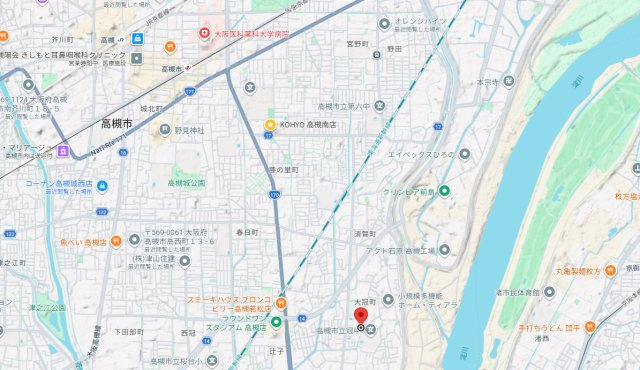 アーバンライフフミの地図