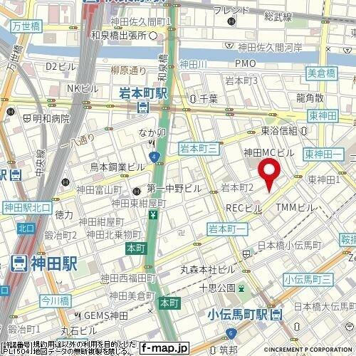 メインステージ千代田岩本町コモデの地図| 