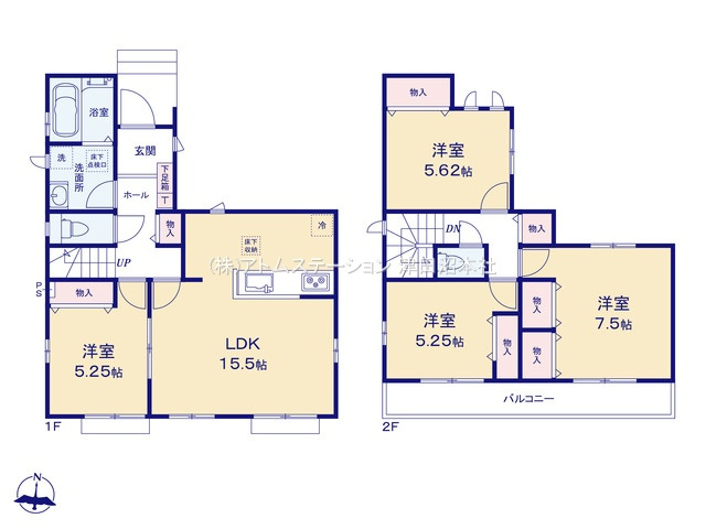 【間取り】 | アトムセレクト習志野市東習志野８丁目５８８番A号棟