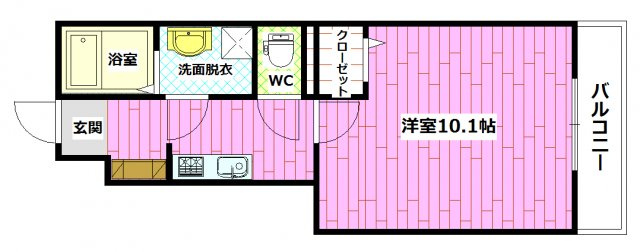 ハニーカルテットの間取り