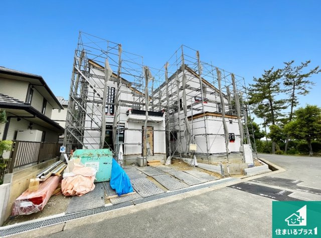神戸市北区東有野台　新築一戸建ての前面道路含む現地写真|周辺は落ち着いた街並みの住宅地！子育てがしやすい住環境です！まだ未完成ですが、現地でしかわからない事もございます。是非一度ご覧ください。