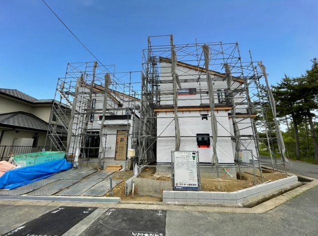 神戸市北区東有野台　新築一戸建ての外観|現在建築中！落ち着いた街並みで新生活を始めることが出来そう！周辺の物件も併せてご紹介させて頂きます！