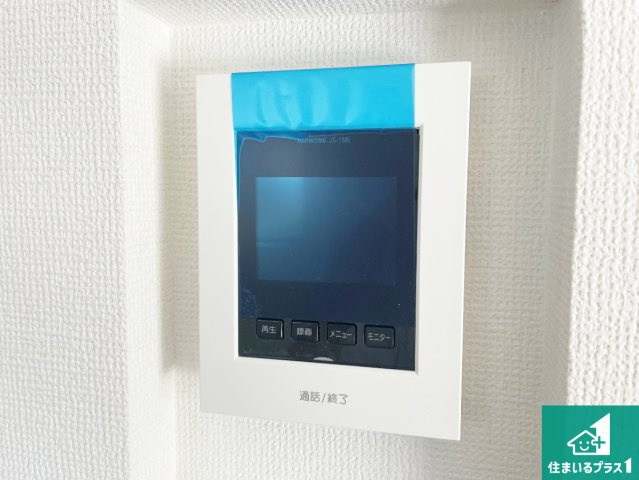 ■神戸市北区東有野台　新築一戸建ての防犯設備|カラーモニターインターホン！声だけでなく来訪者の姿や顔がモニターで確認できるので、小さなお子様がいらっしゃるご家庭でも安心できます！