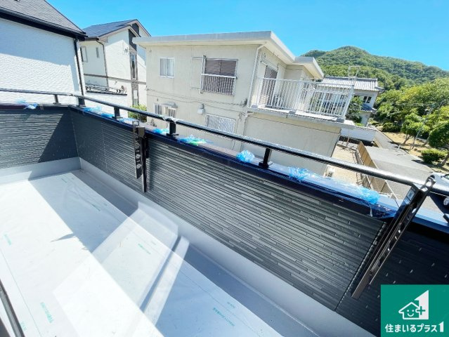 ■神戸市北区東有野台　新築一戸建てのバルコニー|日当たりのよいバルコニー！お部屋が開放的に！