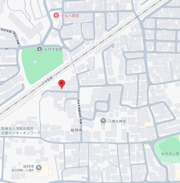 井道貸家の地図