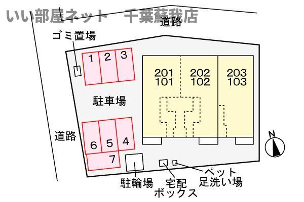 グランディールの区画図