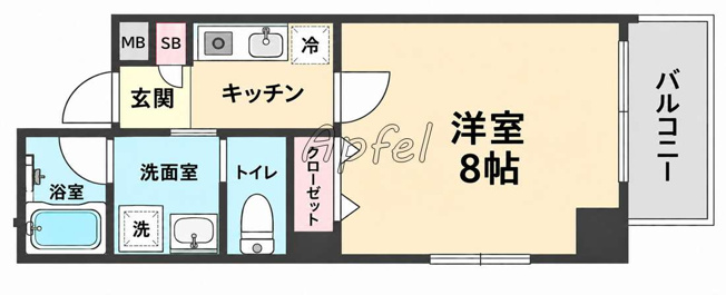【間取り】 | エイトステイツ玉造