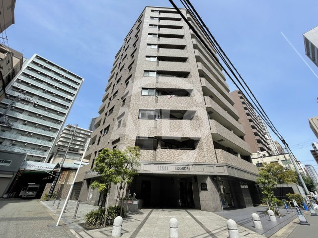 リーガル江戸堀の外観|リーガル江戸堀　エントランスアプローチ