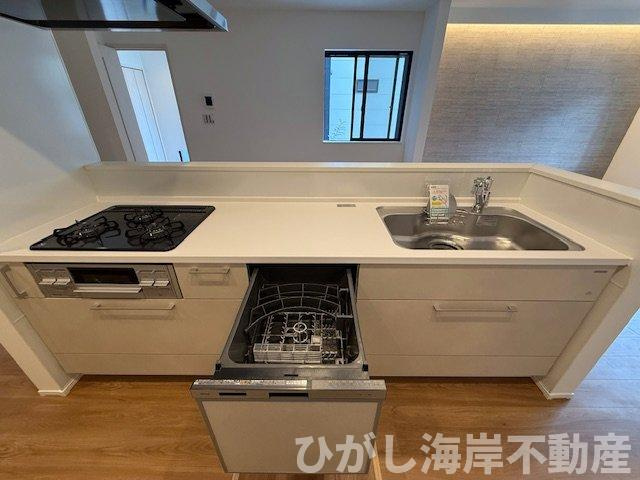 茅ケ崎市松林１丁目　新築戸建　全31区画のキッチン|食洗器付きシステムキッチン