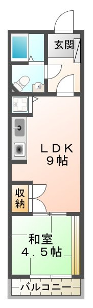 ボヌール向陽の間取り