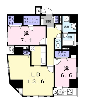 【間取り】 | パラッツォコモド日本橋 | 間取りです。