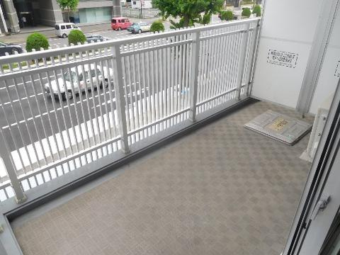 LaSante葵のバルコニー