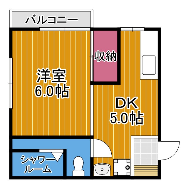 オレンジマンションの間取り
