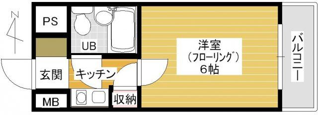 グローリア初穂椎名町の間取り