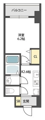 グランパシフィック今里南 の間取り