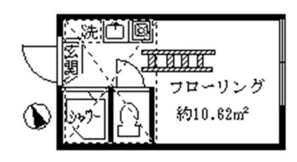 フェリススワンの間取り|ロフト付のワンルーム★