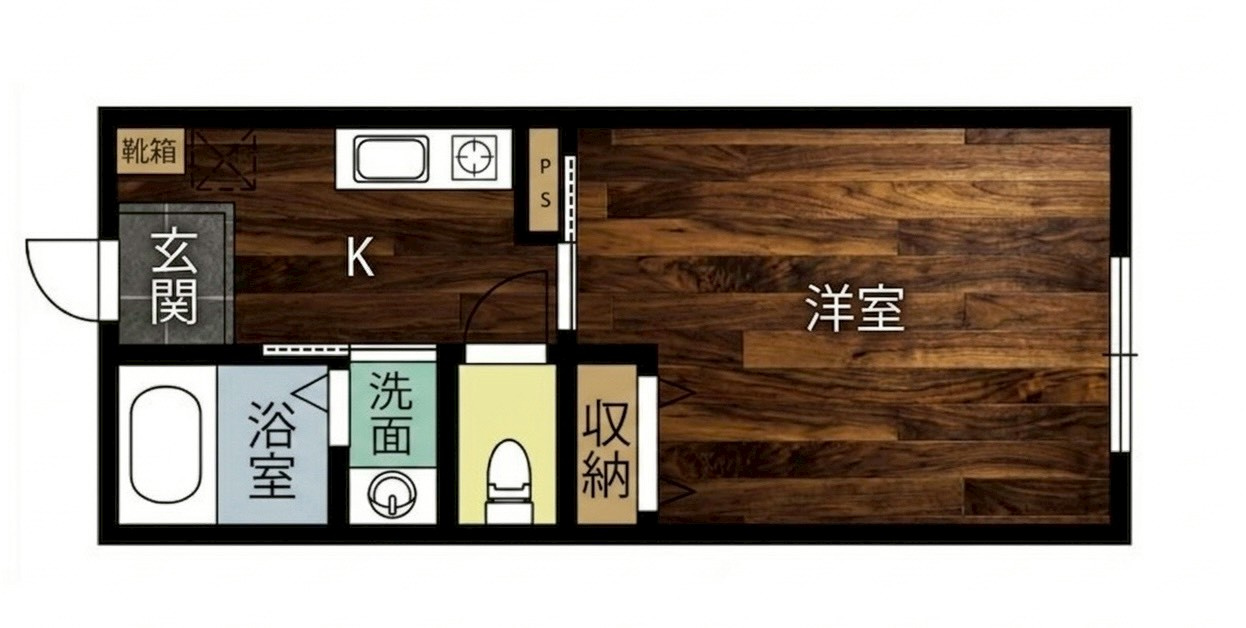 ルシャノワール鶴崎の間取り