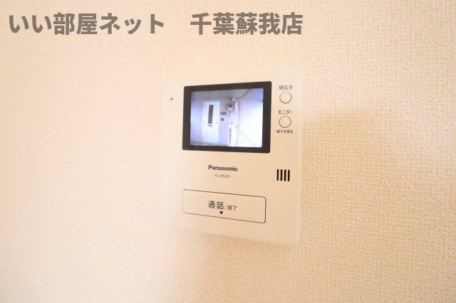 ヴェルメゾンおゆみ野Ｂのセキュリティ|TVモニターホン付きでセキュリティ面も安心！