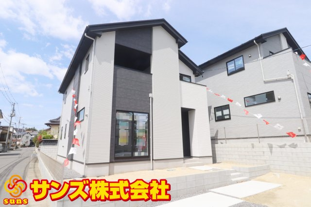 郡山市富田町字丸山　　　  １号棟　　　富田小学校、富田中学区　の外観|南西側から見た外観♪
