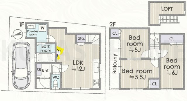 京都市南区上鳥羽西浦町　中古戸建