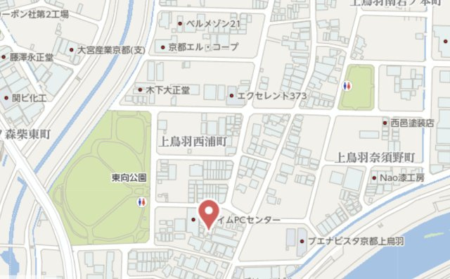 京都市南区上鳥羽西浦町　中古戸建の地図