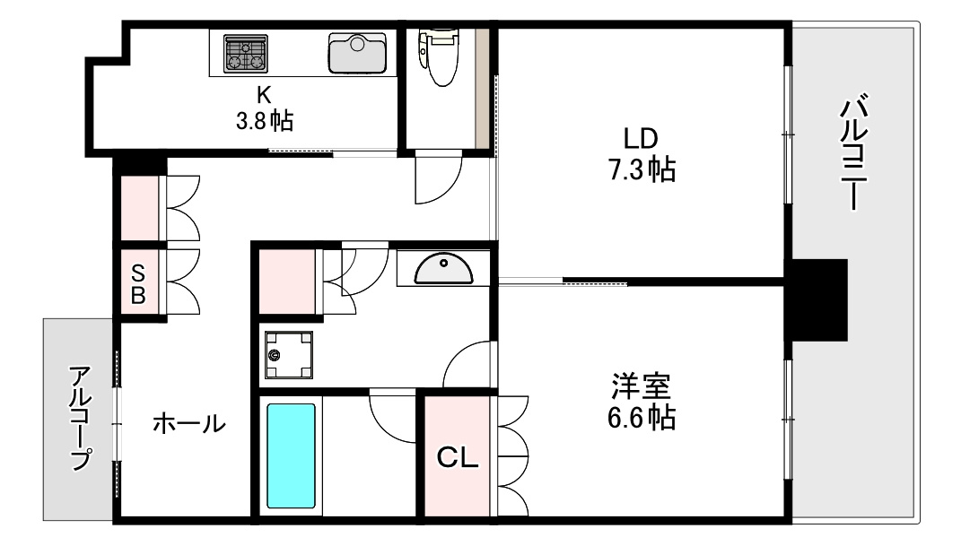 グラングリーン大阪 THE NORTH RESIDENCEの間取り