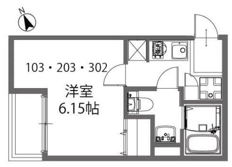 モダンアパートメント高田馬場の間取り|間取り図☆