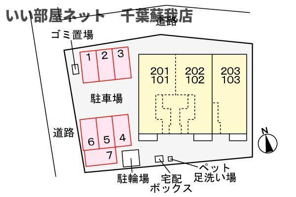 グランディールの区画図