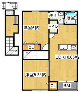【間取り】 | フォレスト平野A 東棟