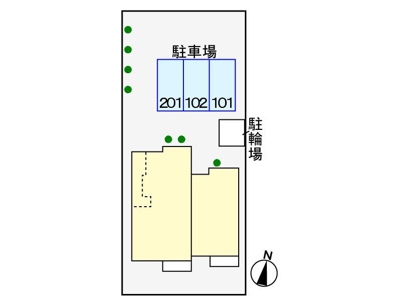 エマ－ブルＫの駐車場