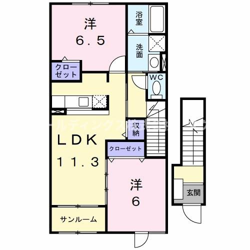 ラ　スギシオン　Ａの間取り