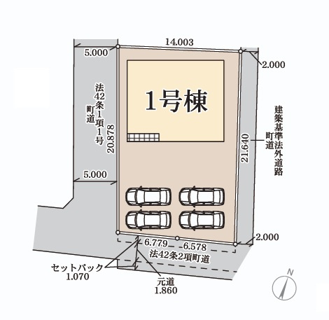 リーブルガーデン  茨城町前田　4期　限定1棟！の区画図|同メーカー完成物件の内覧、気になる他の物件と合わせての現地ご案内も可能です。HPから、またお電話でも、お気軽にお問い合わせください。