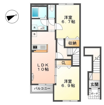 コンフォールの間取り|間取図