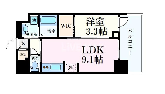 S-RESIDENCE松屋町asence