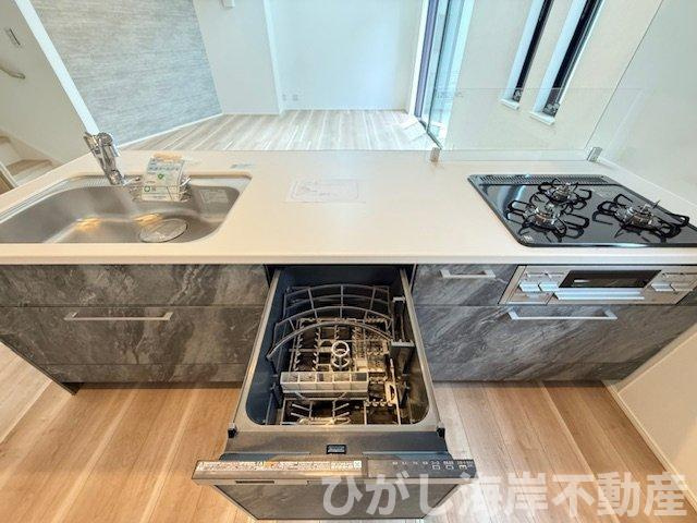 茅ケ崎市松林１丁目　新築戸建　全31区画のキッチン|食洗器付きシステムキッチン
