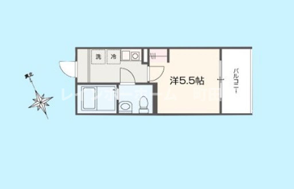 MELLAS相模原※初期費用分割後払いサービス利用可能物件の間取り