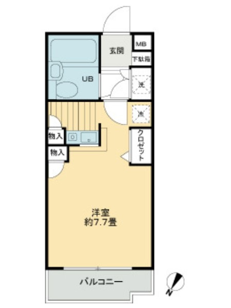 ローズガーデン36番館の間取り