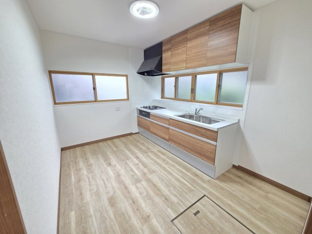 前橋市富士見町時沢　中古住宅のキッチン|現地写真