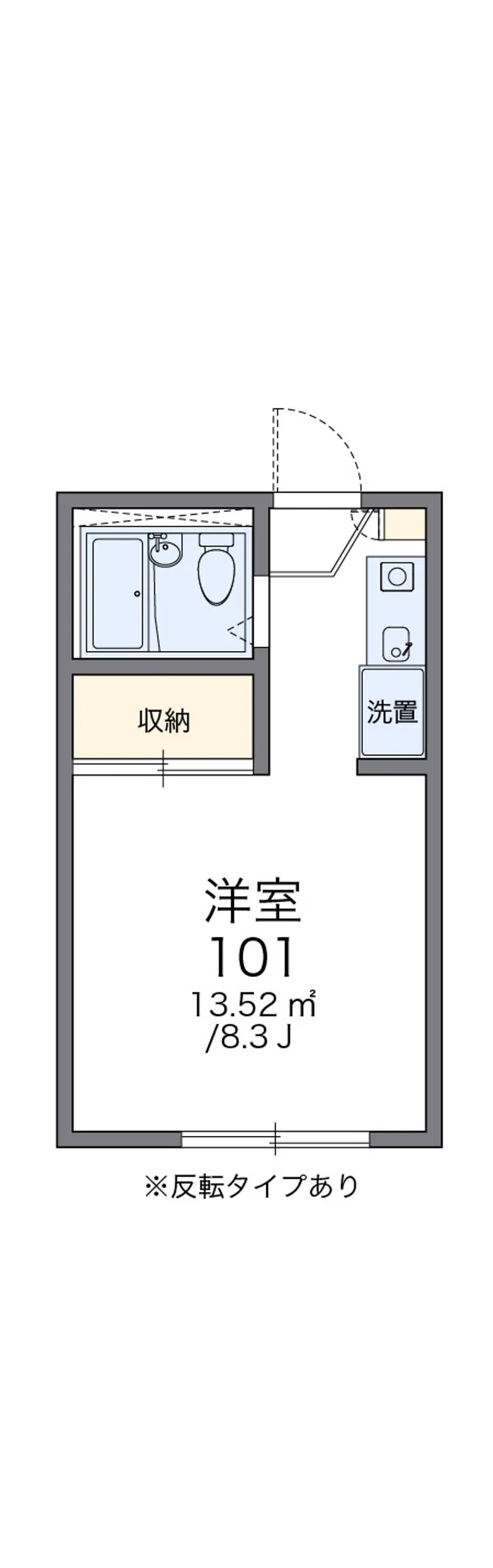 レオパレスランタナの間取り