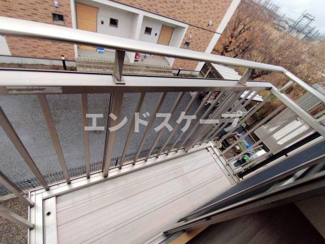 サージ　Ｄのバルコニー|高崎、前橋のお部屋探しはエンドスケープまで！お客様の理想お聞かせ下さい♪