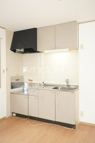【キッチン】 | パークサイド上矢部B | キッチンです
