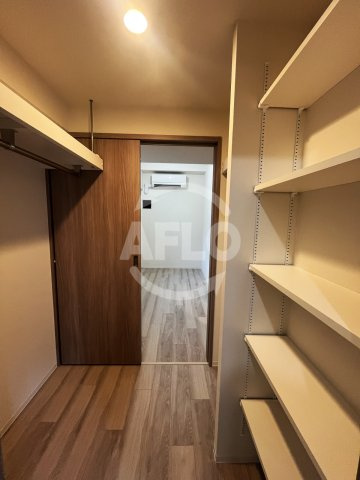 コンフォリア・リヴ博労町一丁目Qの収納|コンフォリア・リヴ博労町一丁目Q　ウォークインクローゼット