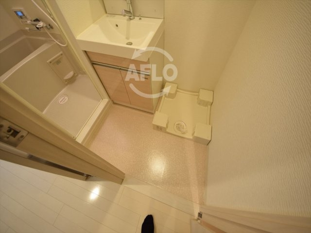 ノーブルコート堺筋本町の独立洗面台|ノーブルコート堺筋本町　脱衣所